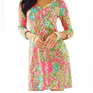 Used Lilly Pulitzer Palmetto Dress Pink Size XS